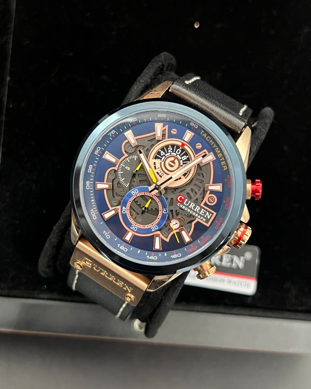 Curren M8380 Cuero Cobre